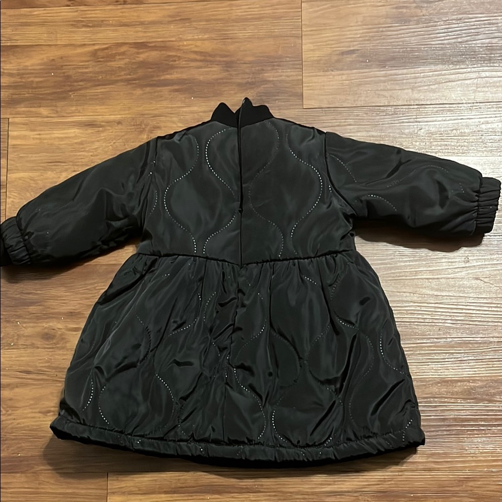 Chic Black Quilted Coat